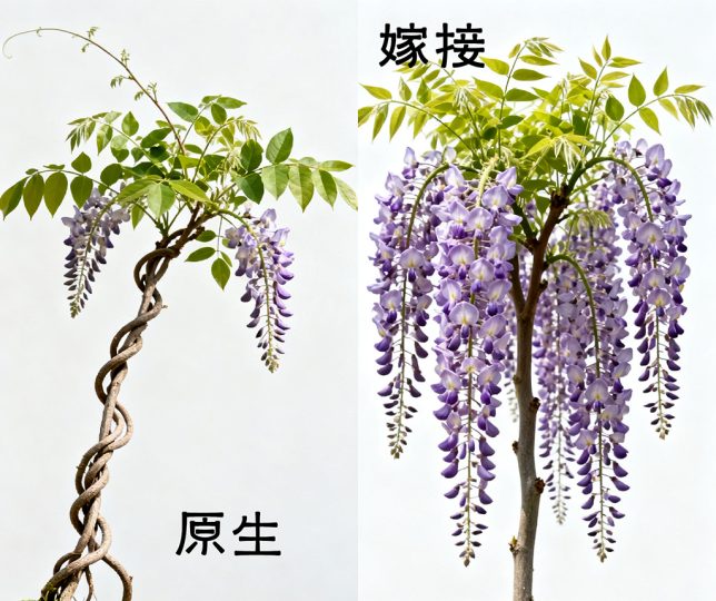 请问原生紫藤和嫁接紫藤有什么区别？-喜悦农夫