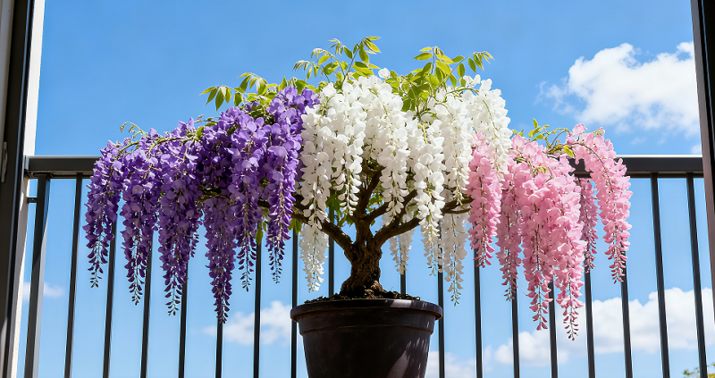 现实中有这种紫藤吗？看起来比较新颖-喜悦农夫