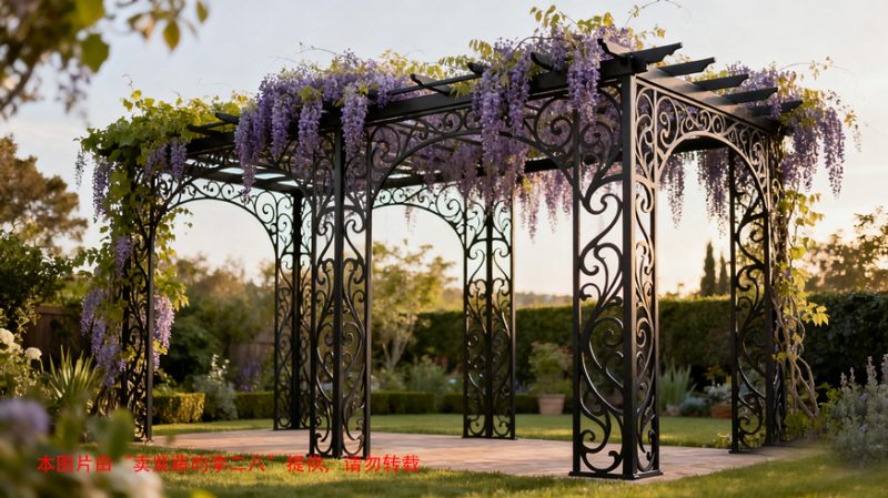 紫藤廊架一般用什么材质？-喜悦农夫
