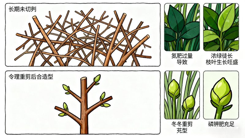 紫藤不开花或开花少常见问题排查表-喜悦农夫