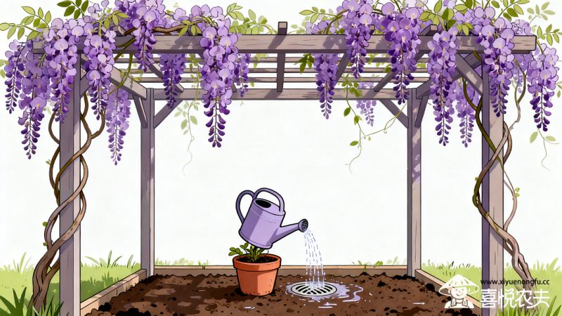 紫藤该如何正确浇水?紫藤详细浇水方法-喜悦农夫