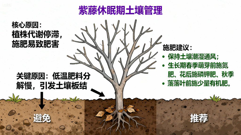 图片[2]-紫藤在冬季休眠期需要施肥吗？-紫藤交流圈子-养花养草-喜悦农夫