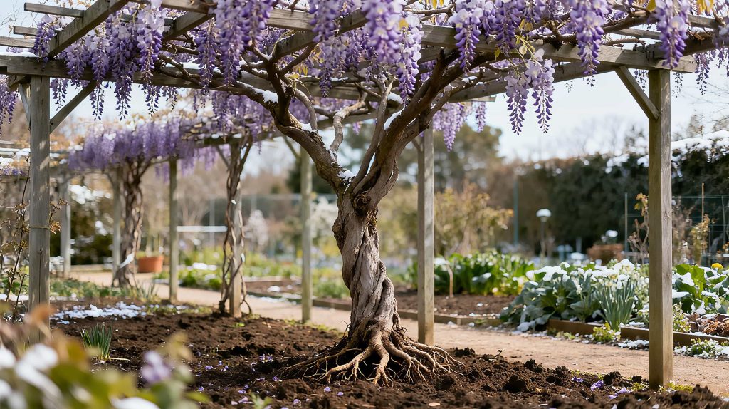图片[1]-紫藤在冬季休眠期需要施肥吗？-紫藤交流圈子-养花养草-喜悦农夫